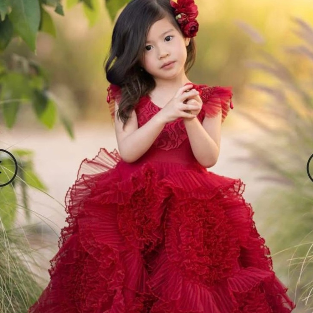 NWOT Dollcake Best Wishes Frock Scarlet Sz 5